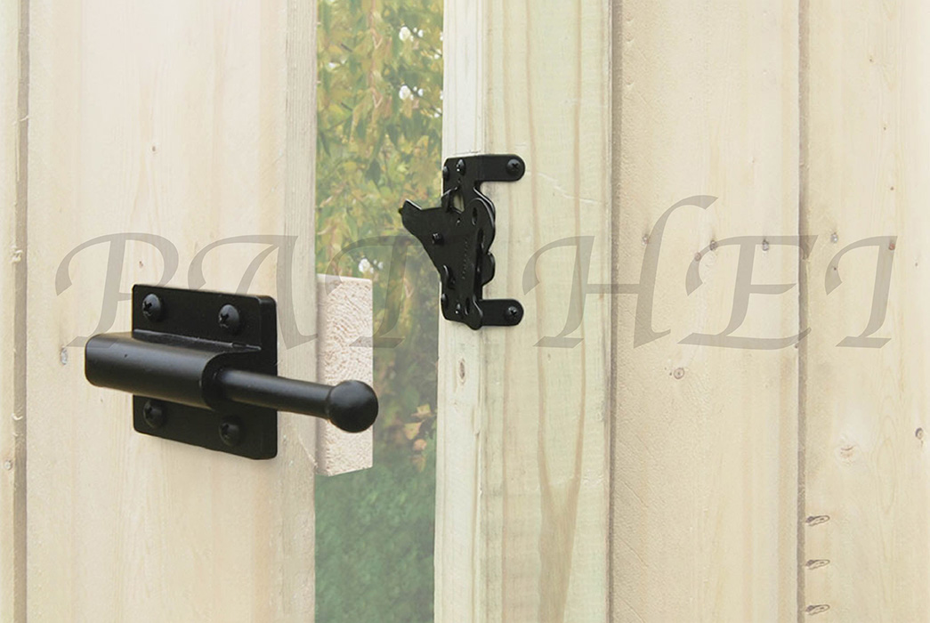 Pat Hei Gate Hardware-Europe Style Self Locking Automatic Gravity Lever Fence Gate