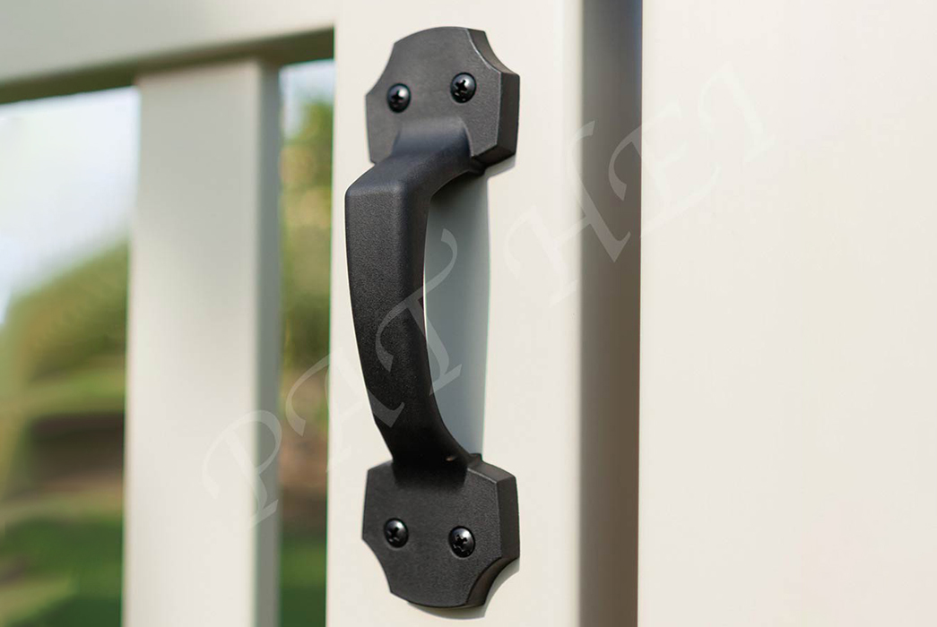 Pat Hei Gate Hardware-High-quality Plasctic Square Gate Handle Factory