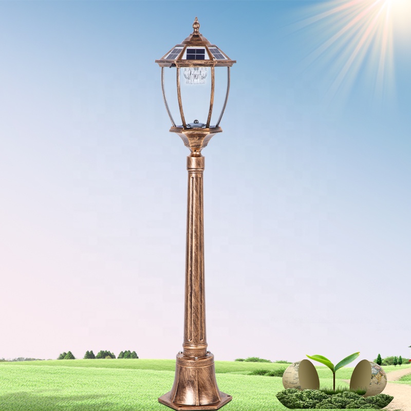Pat Hei Gate Hardware-Spiked Straight-sided Solar Wall Lamp With Large Suction Wall-pat Hei Gate-9