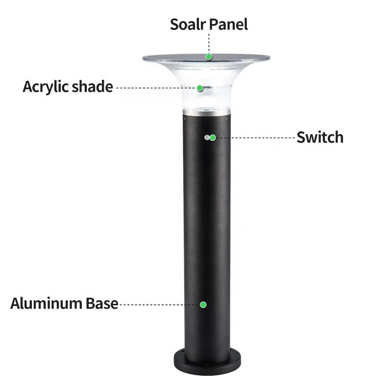 Pat Hei Gate Hardware durable Solar Lawn Light-2